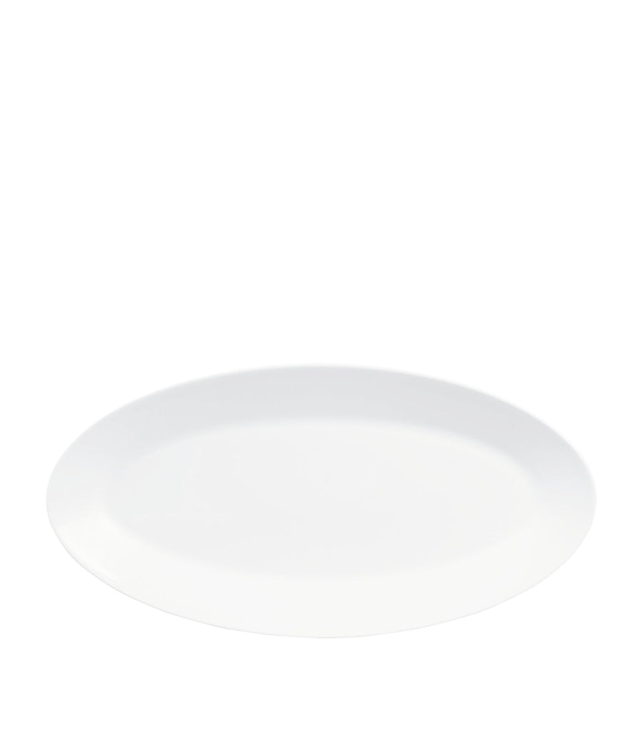 White Oval Serving Platter (39cm x 21cm)