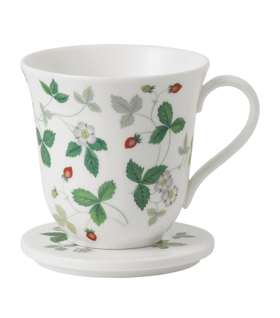 Wild Strawberry Lidded Mug