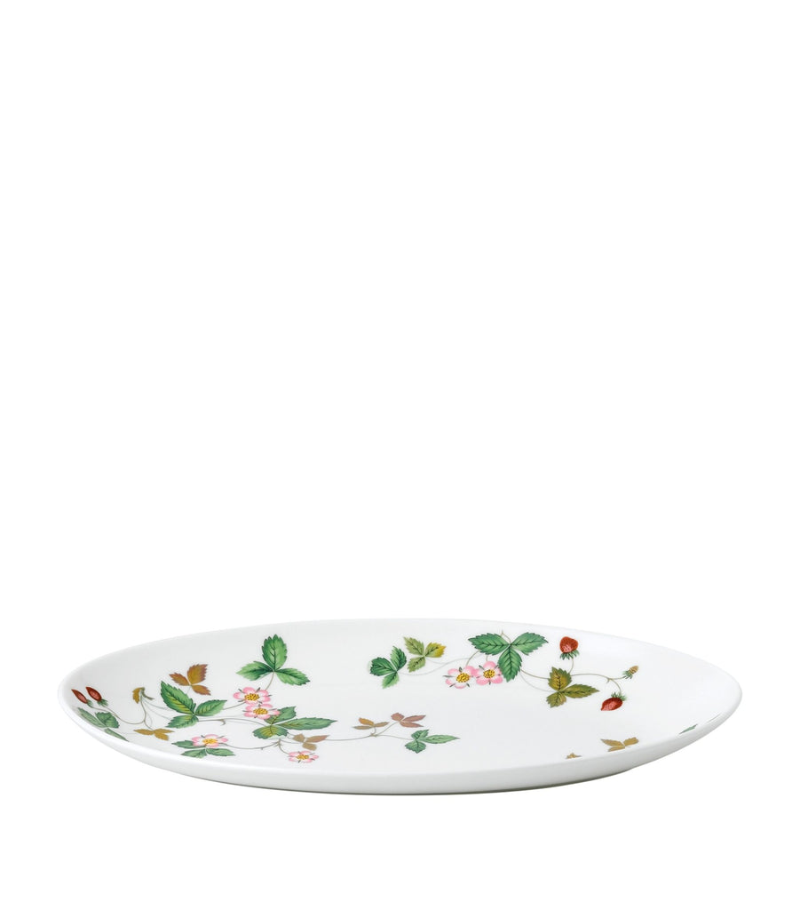 Wild Strawberry Oval Coupe Plate (26cm)