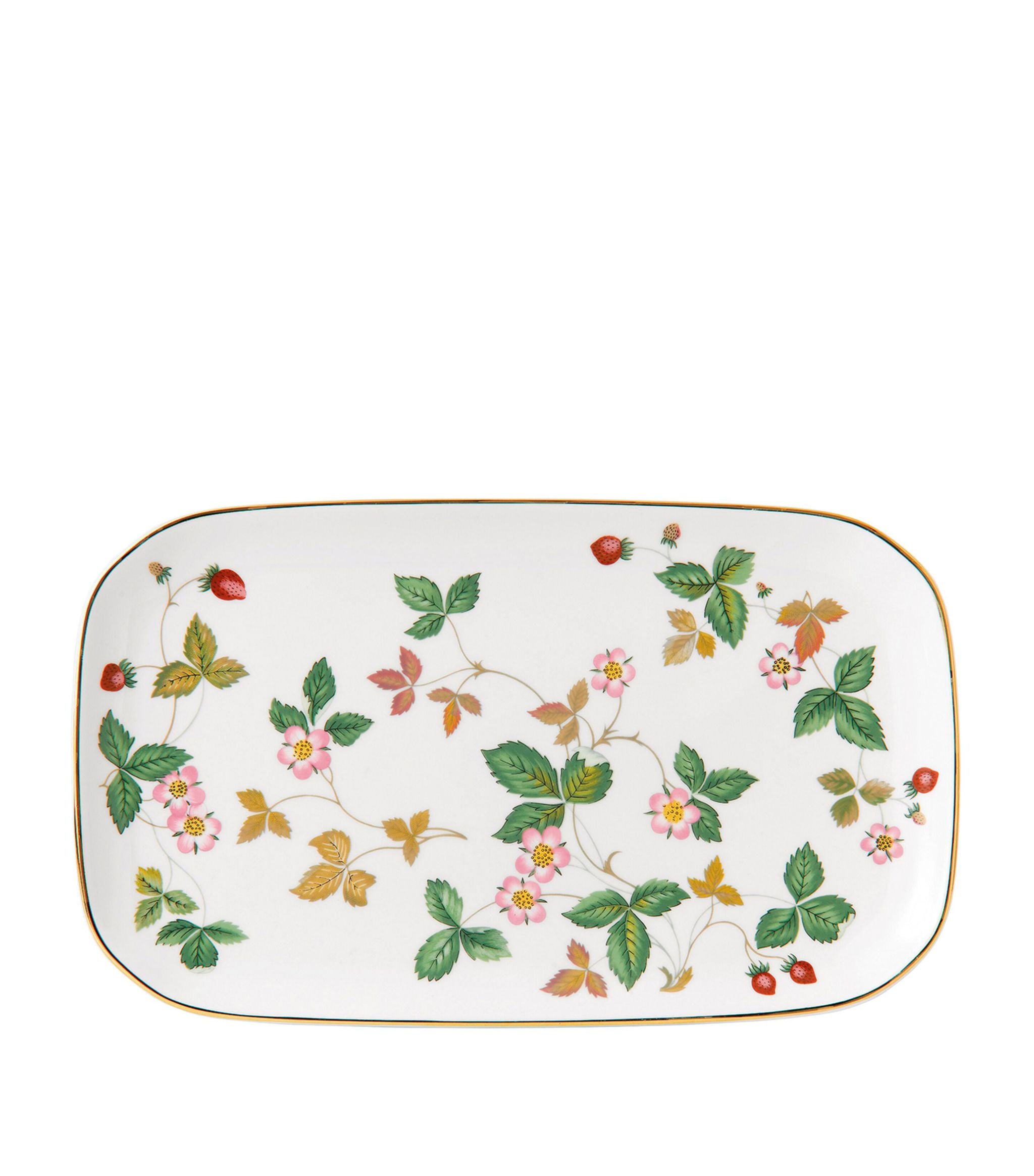 Wild Strawberry Sandwich Tray (25cm) GOODS Harrods   