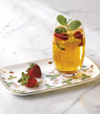 Wild Strawberry Sandwich Tray (25cm) GOODS Harrods   