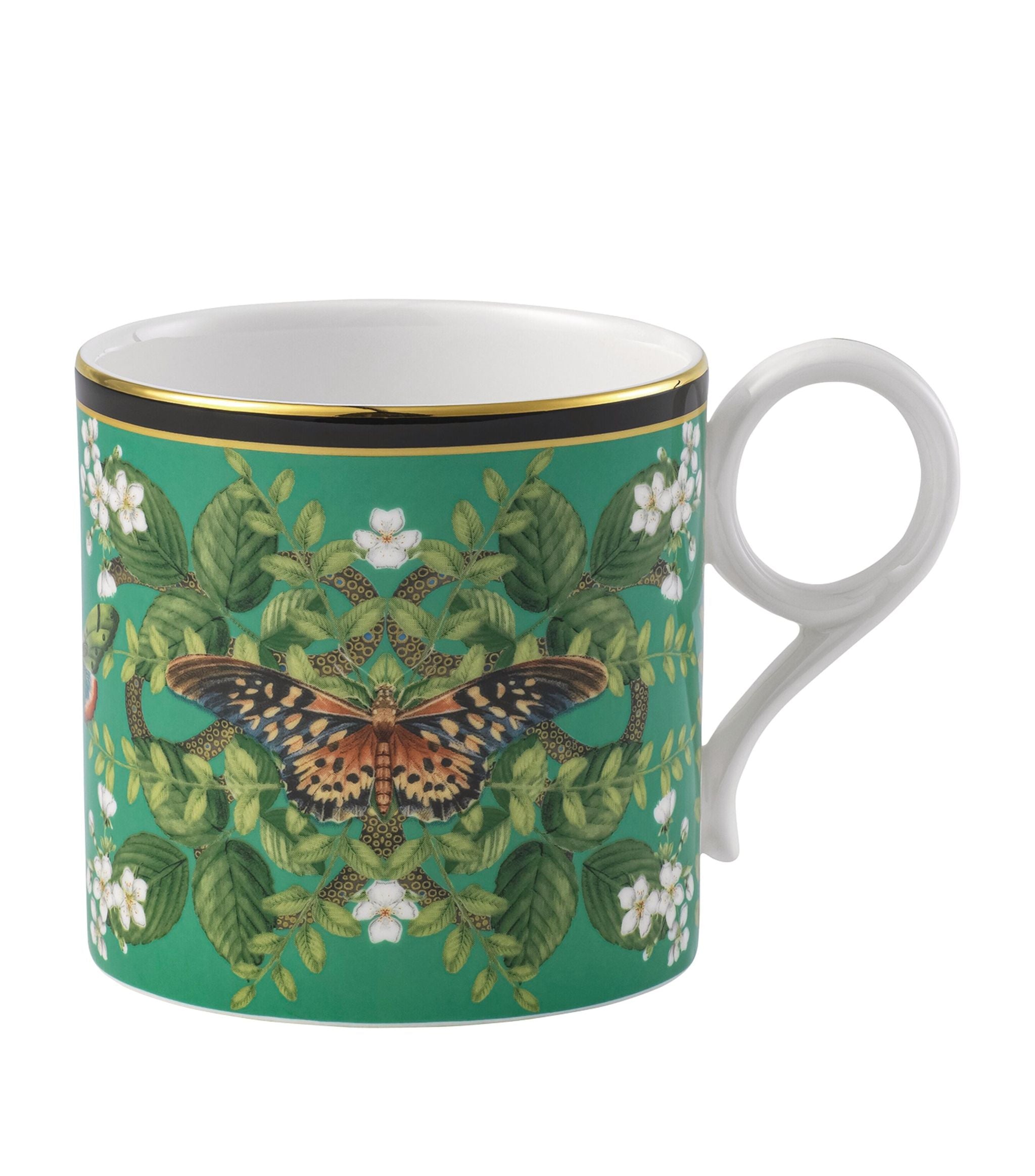 Wonderlust Emerald Forest Mug GOODS Harrods   