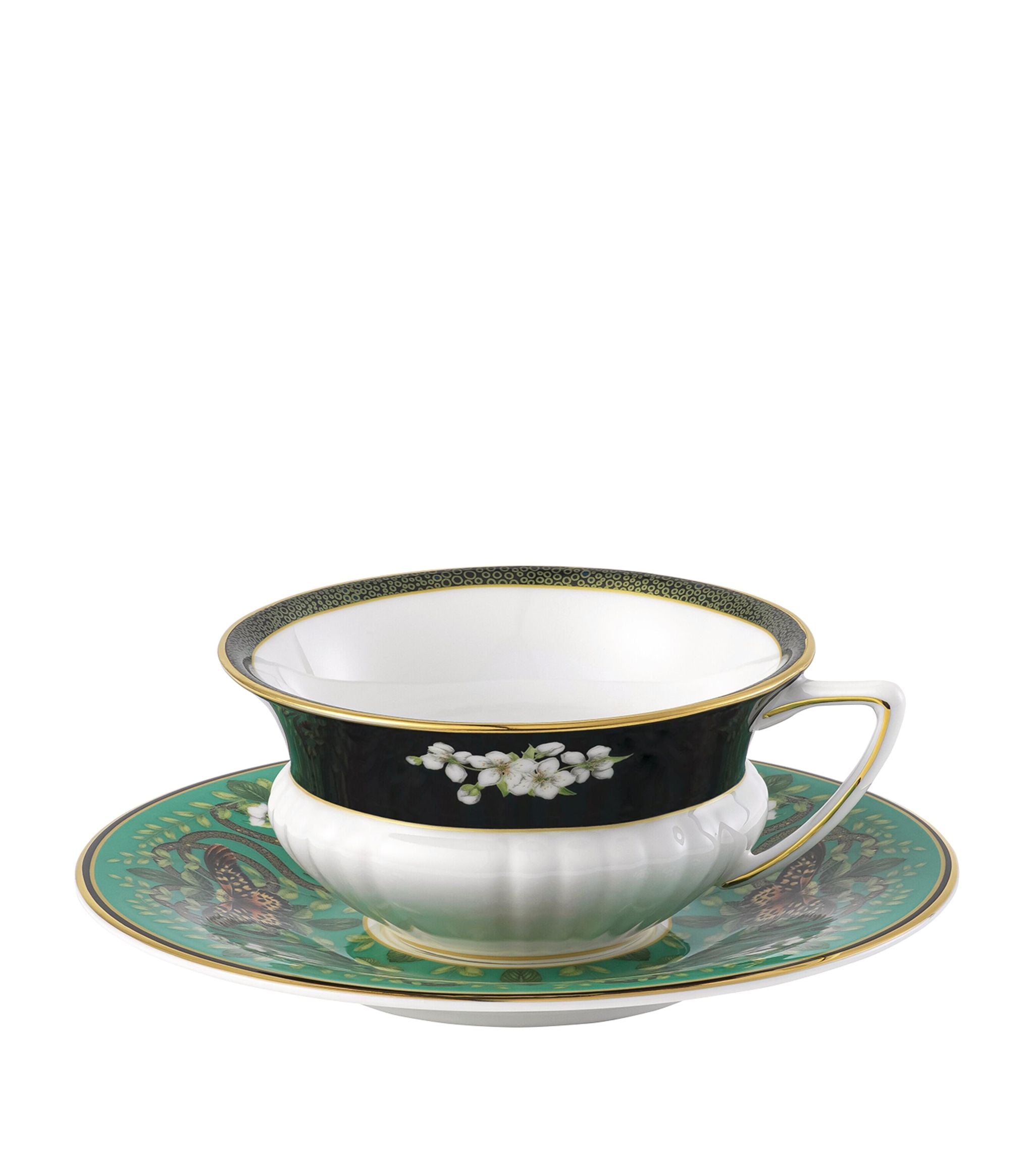 Wonderlust Emerald Forest Teacup and Saucer GOODS Harrods   