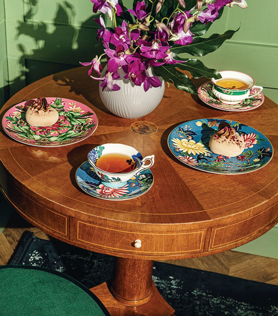 Wonderlust Pink Lotus Teacup and Saucer