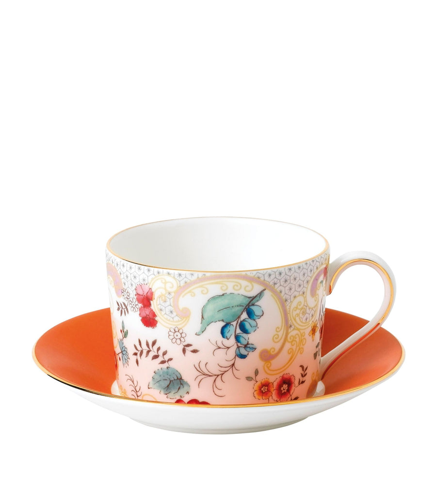 Wondtw R. Flowers Teacup & Saucer Bxd