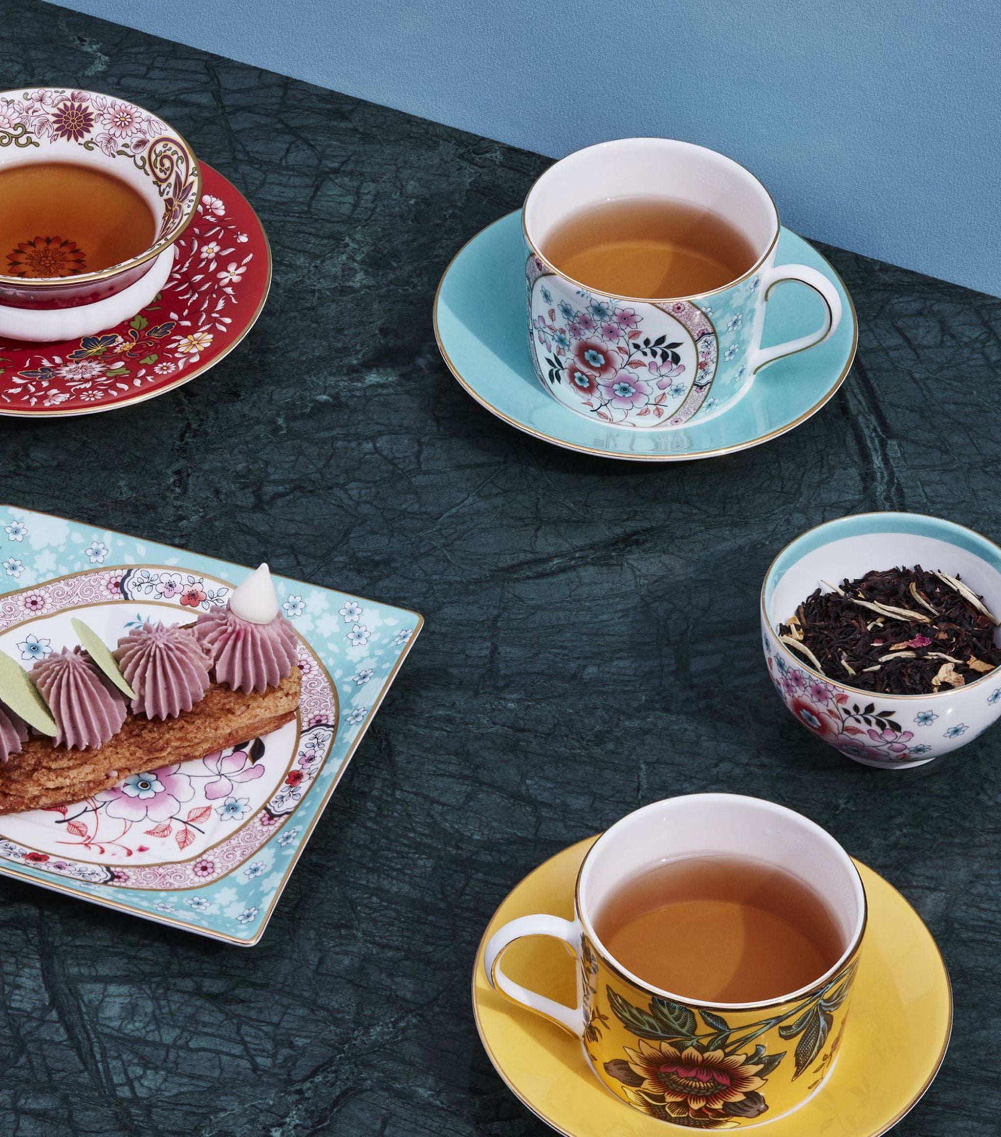 Wondtw Yellow Tonquin Teacup & Saucer Bx GOODS Harrods   