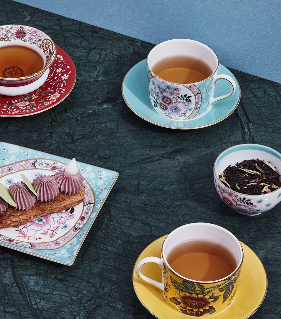 Wondtw Yellow Tonquin Teacup & Saucer Bx