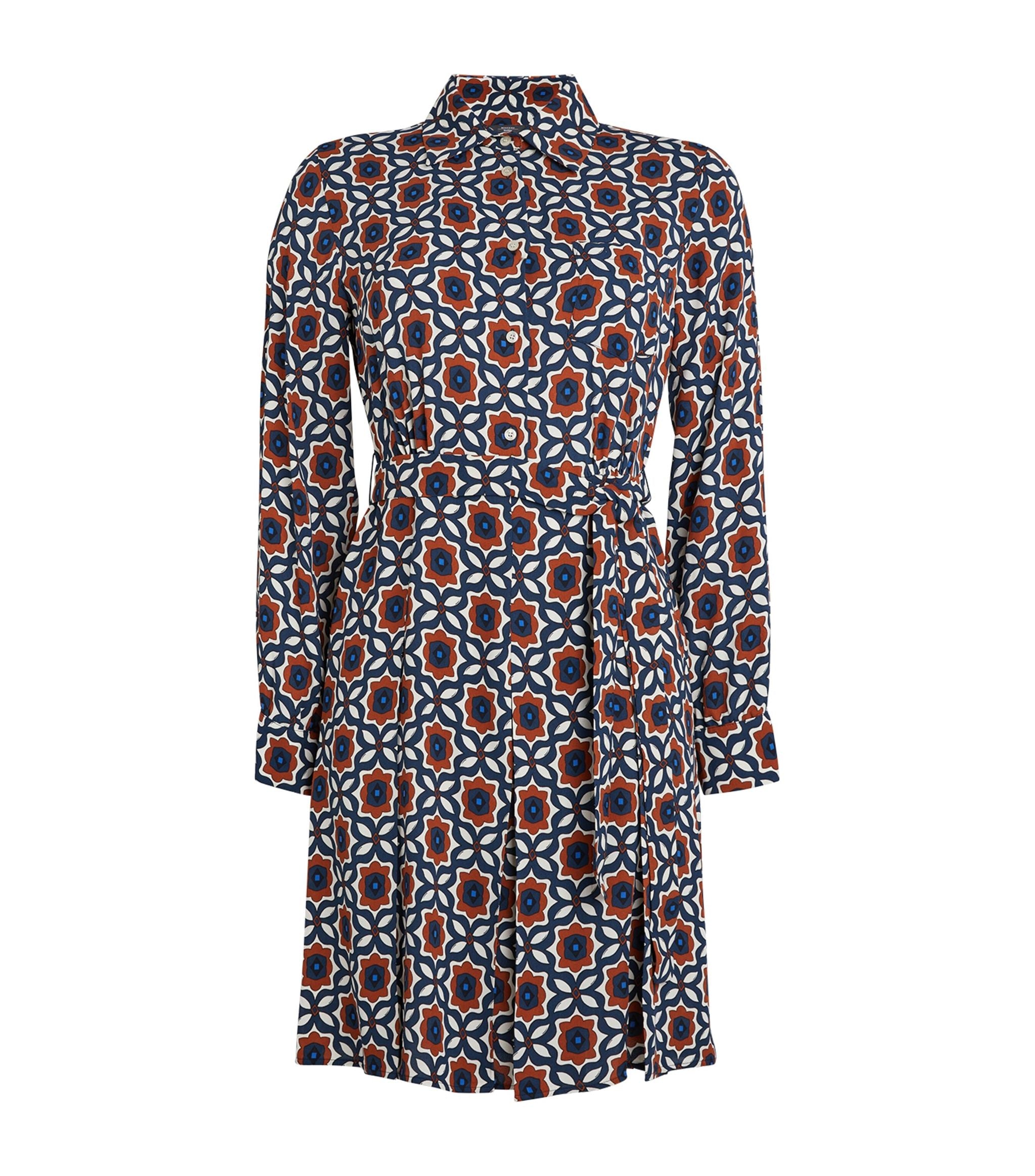 Printed Georgette Dress GOODS Harrods   