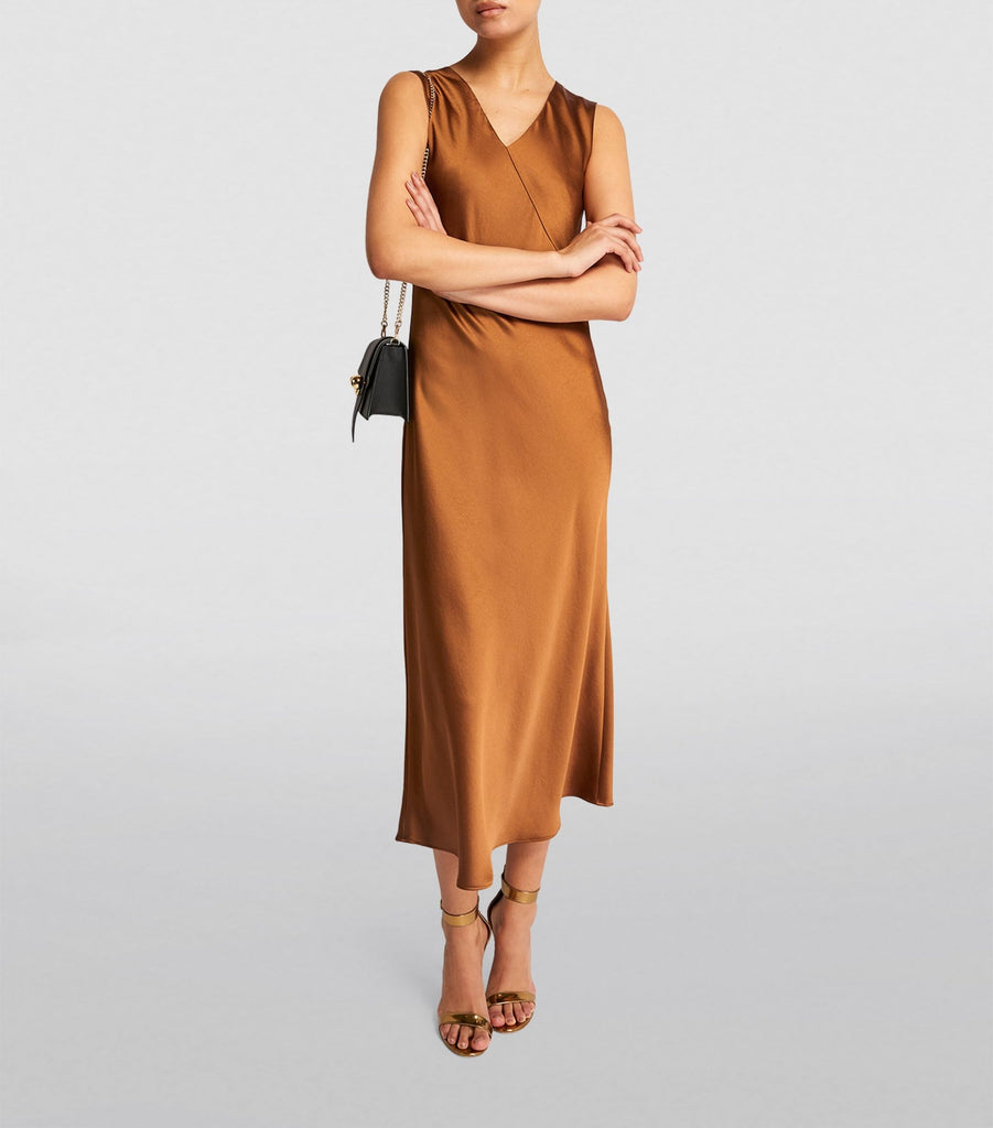 Satin Midi Dress