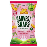 Harvest Snaps Thai Sweet Chilli Crispy Lentil Puffs 6x18g Multipack crisps Sainsburys   