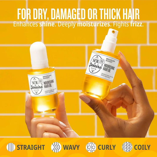 Sol de Janeiro - Brazilian Glossy Nourishing Hair Oil Fights Frizz Hair Oil McGrocer Direct   