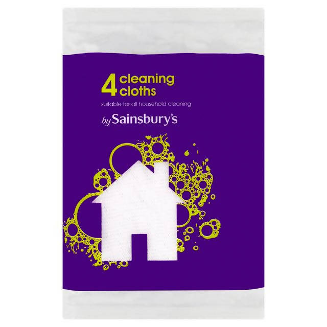 Sainsbury's Cleaning Cloths x4 - McGrocer
