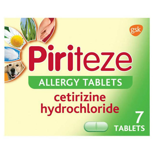Piriteze Allergy Antihistamine Tablets 7s - McGrocer