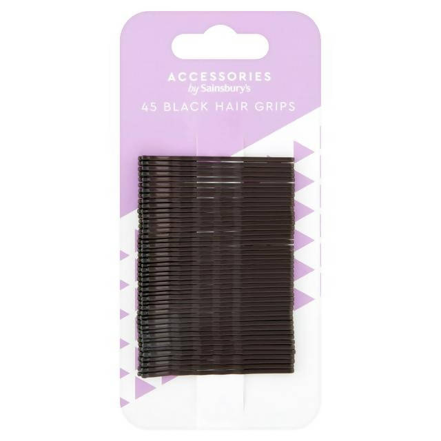 Sainsbury's Hair Grips Black x45 Hair accessories Sainsburys   