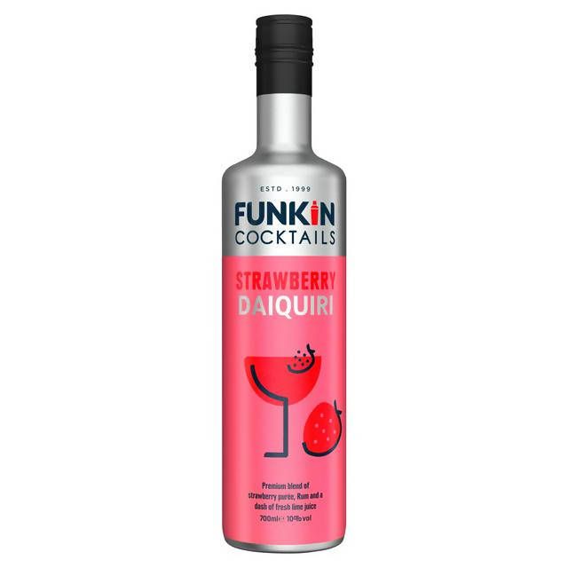 Funkin Cocktails Strawberry Daiquiri 700ml All spirits & liqueurs Sainsburys   