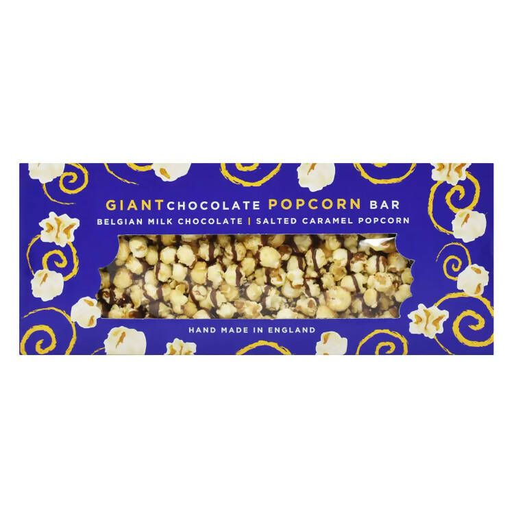 Cocoba Giant Belgian Chocolate Popcorn Bar, 700g Chocolate Bars Costco UK   