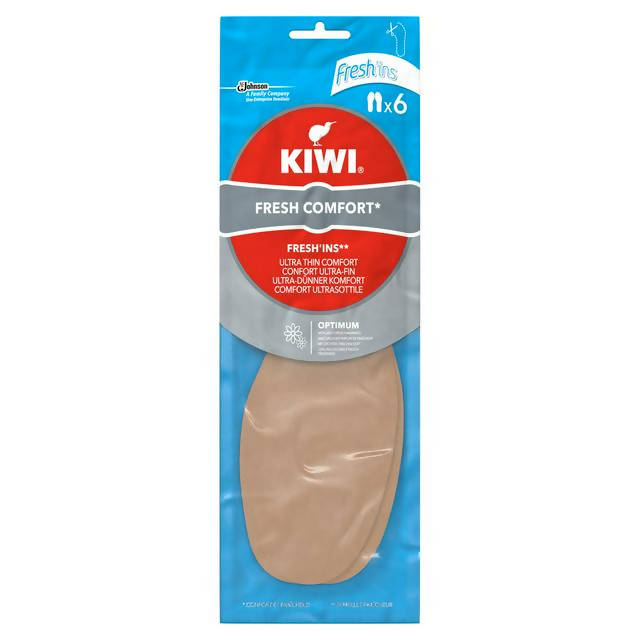 Kiwi Smiling Feet Foot Fresheners Insoles Size 6-7