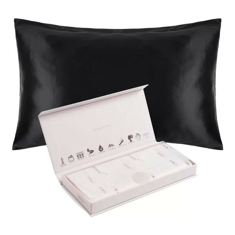 Cocoonzzz 100% Mulberry Silk Black Pillowcase