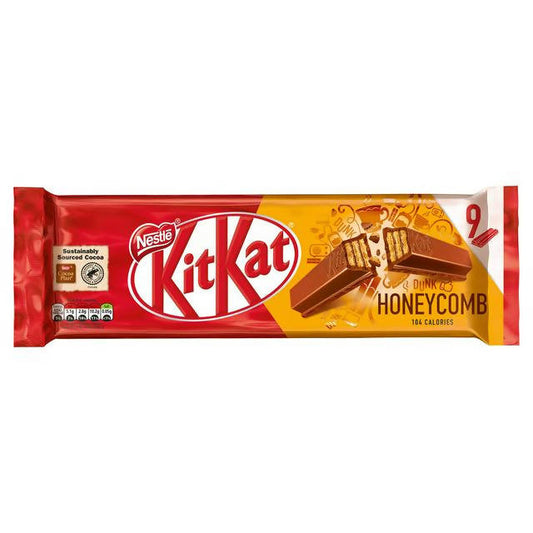 Kit Kat Finger Honeycomb Chocolate Biscuit Bar Multipack x9 - McGrocer