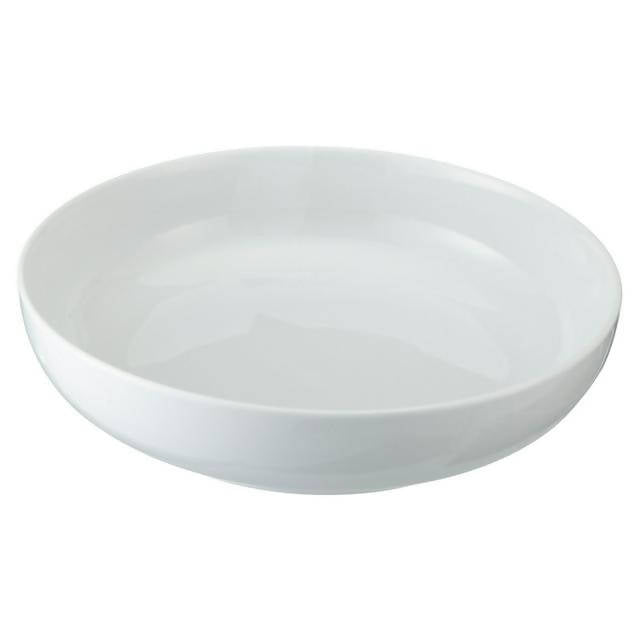 Sainsbury's Chunky White Porcelain Shallow Serving Bowl