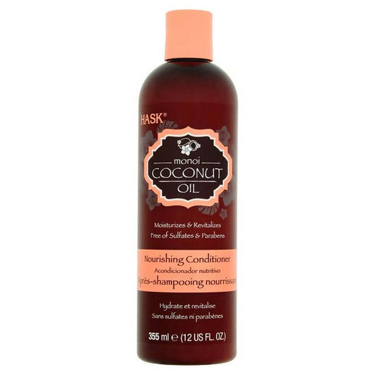 Hask Monoi Coconut Oil Nourishing Conditioner 355ml shampoo & conditioners Sainsburys   