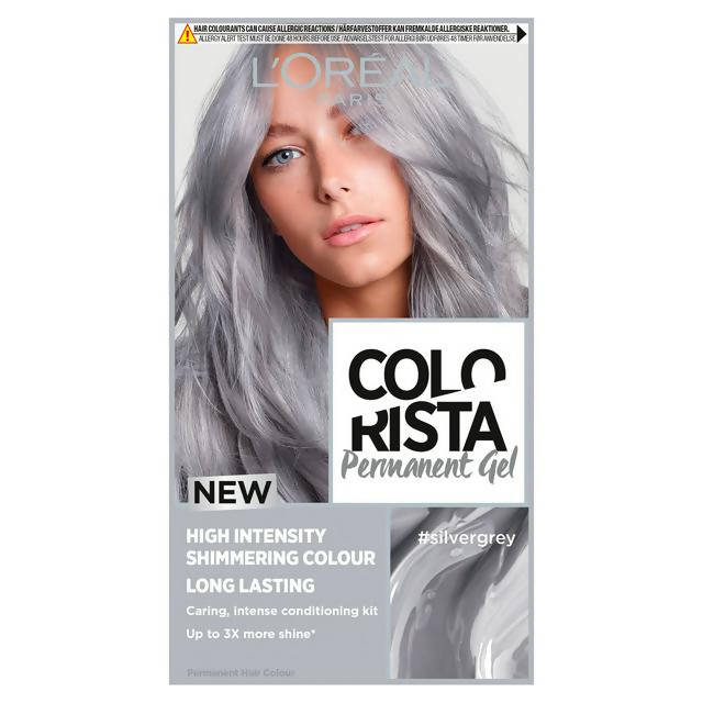 L'Oreal Colorista Silver Grey Permanent Gel Hair Dye