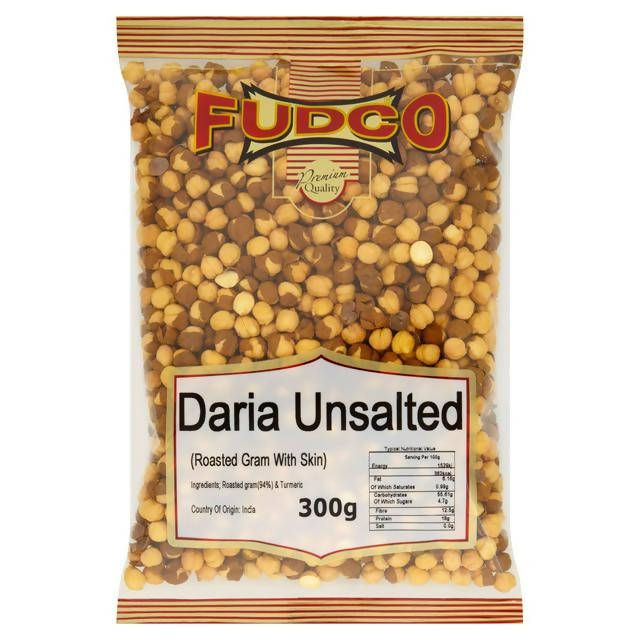 Fudco Daria Unsalted Roasted Gram with Skin 300g