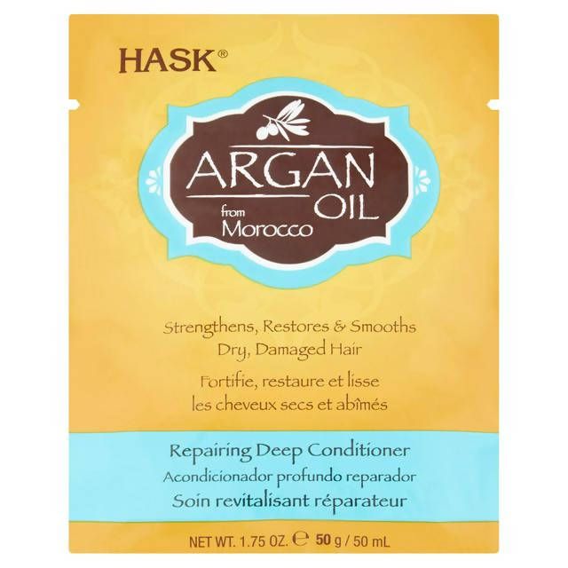 Hask Argan Oil from Morocco Repairing Deep Conditioner 50ml shampoo & conditioners Sainsburys   