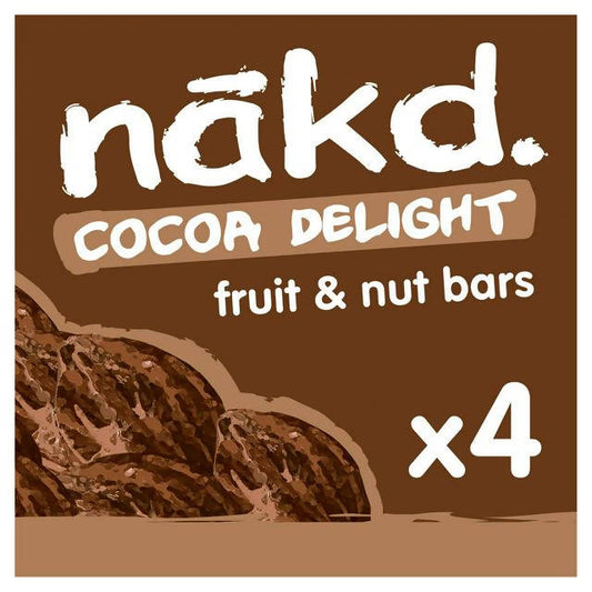 Nakd Cocoa Delight Fruit & Nut Bars 4 x 35g - McGrocer