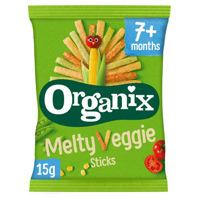 Organix Melty Veggie Sticks 15g