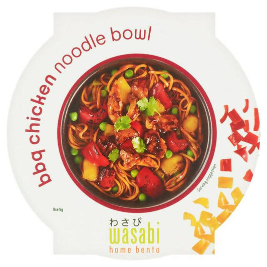Wasabi BBQ Chicken Noodle Bowl 300g Instant snack & meals Sainsburys   