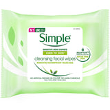 Simple Cleansing Facial Wipes, 6 x 25 Pack Skin Care Costco UK   