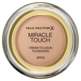 Max Factor Miracle Touch Compact Foundation Vanilla 11.5g Foundation Sainsburys   