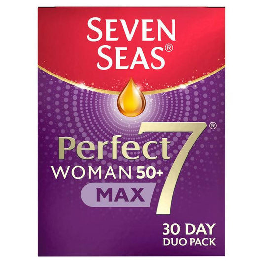 Seven Seas Perfect7 Woman 50+ Multivitamin & Omega-3 Capsules 30 Day Duo Pack PERSONAL CARE Sainsburys   