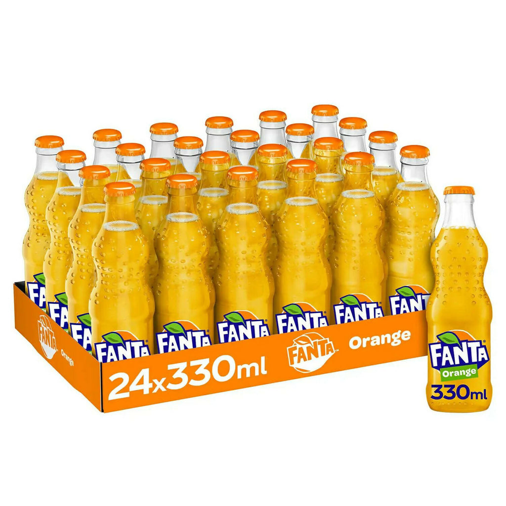 Fanta Orange 24x330ml Glass Bottles