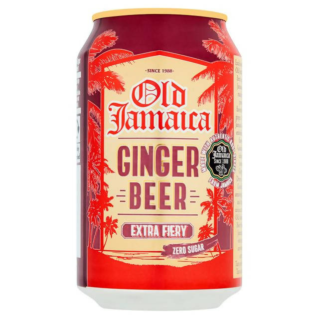 Old Jamaica Extra Fiery Ginger Beer 330ml African & Caribbean Sainsburys   