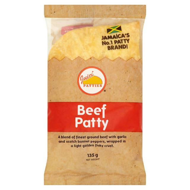 Juici Patties Beef Patty 135g African & Caribbean Sainsburys   