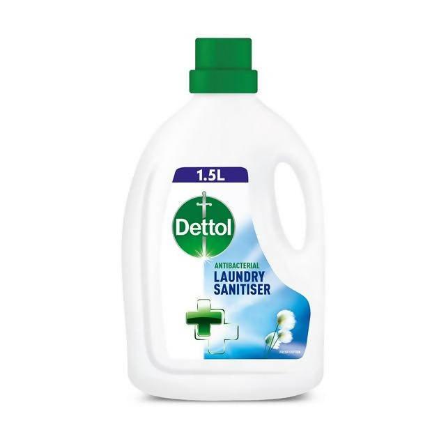 Dettol Laundry Sanitiser Antibacterial Liquid Additive Fresh Cotton 1.5L - McGrocer