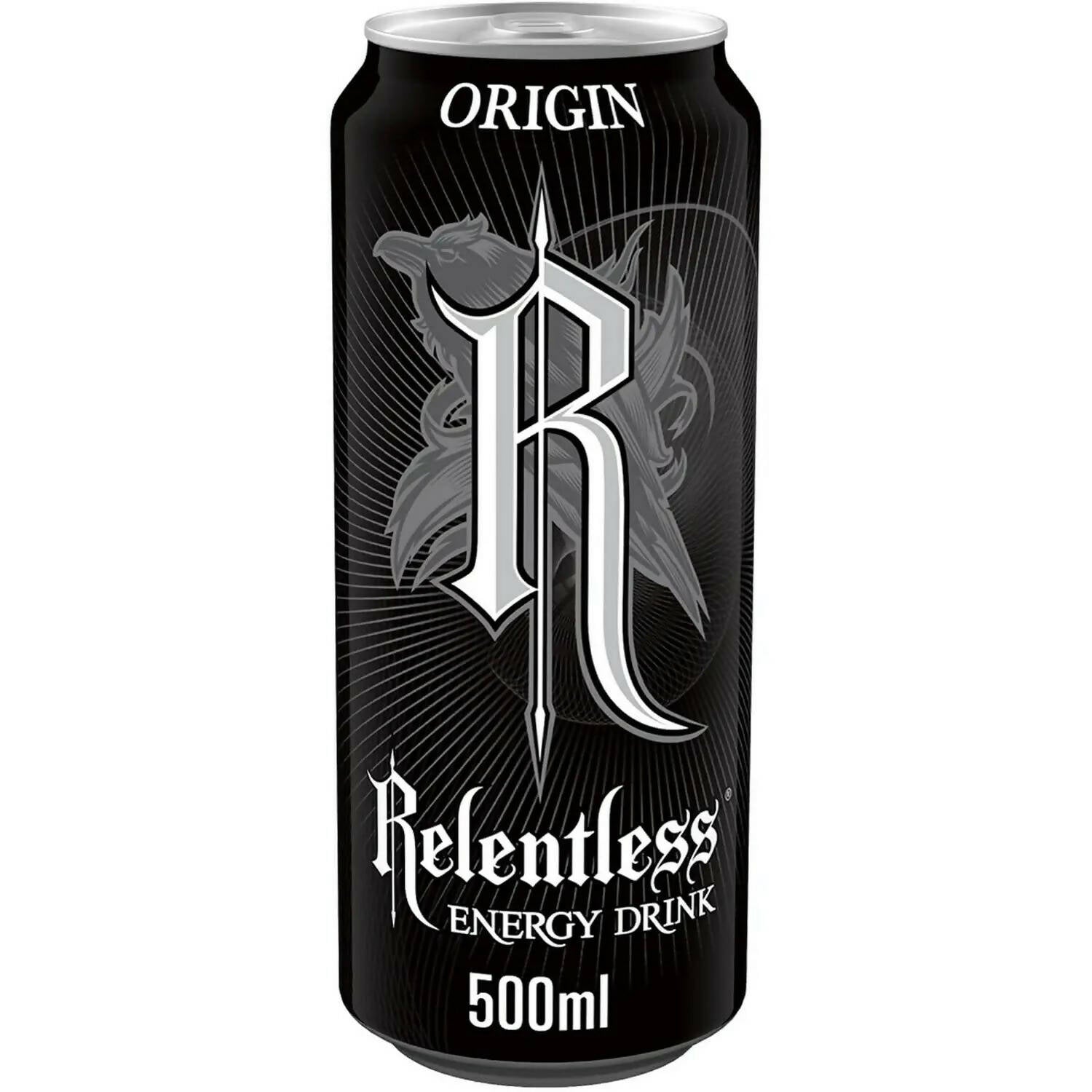 Relentless Origin Energy Drink 12x500ml Energy and Sports Drink McGrocer Direct   