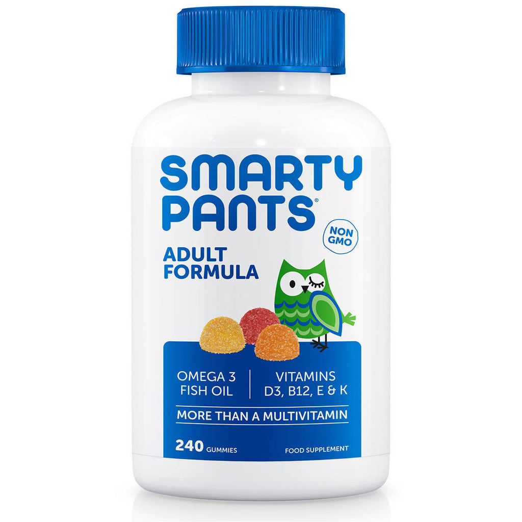 SmartyPants Adult Formula Multivitamin Gummies, 240 Tablets