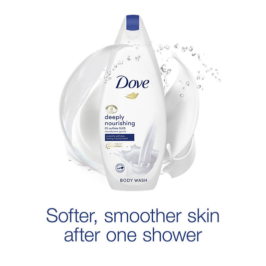 Dove Deeply Nourishing Body Wash, 6 x 450ml Shower, Bath & Hand Hygiene Costco UK   