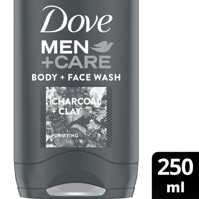 Dove Men+Care Charcoal & Clay Shower Gel 250ml