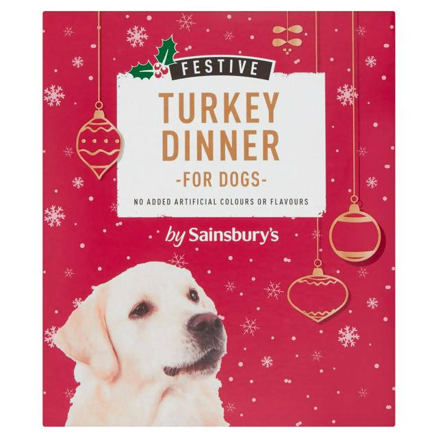 Sainsbury's Festive Turkey Dinner for Dogs 395g