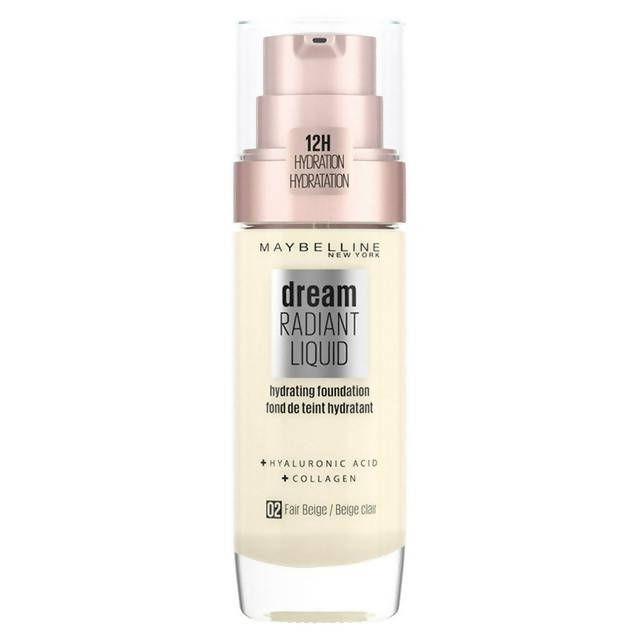 Maybelline Dream Satin Liquid Foundation 02 Fair Beige All Sainsburys   