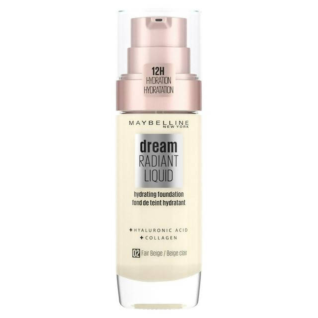 Maybelline Dream Satin Liquid Foundation 02 Fair Beige