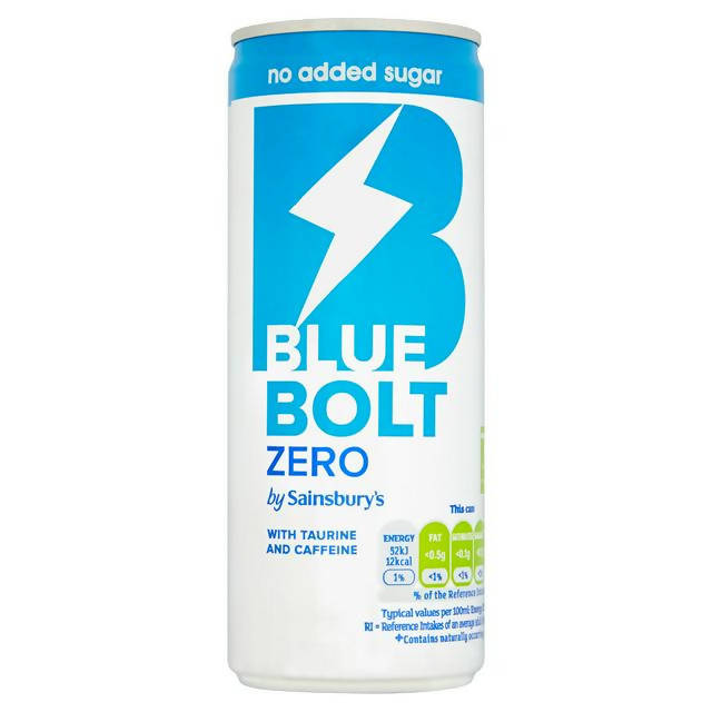 Sainsbury's Blue Bolt Zero 250ml