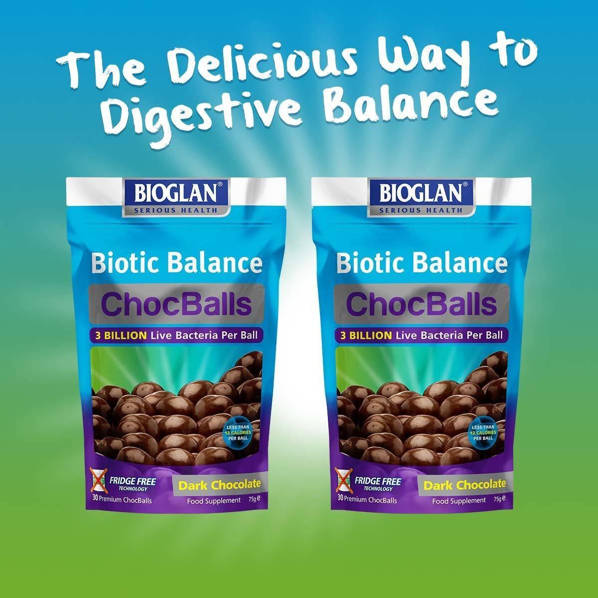 Bioglan Biotic Balance Dark Chocolate ChocBalls, 2 x 30 Pack (1 Month Supply) Vitamins & Supplements Costco UK   
