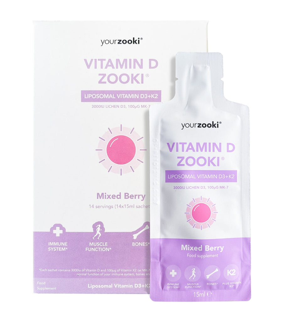 Liposomal Vitamin D3 + K2 Zooki (14 x 15ml)