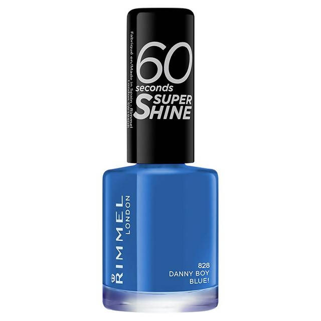 Rimmel London 60 Seconds Super Shine 828 Danny Boy, Blue! 8ml