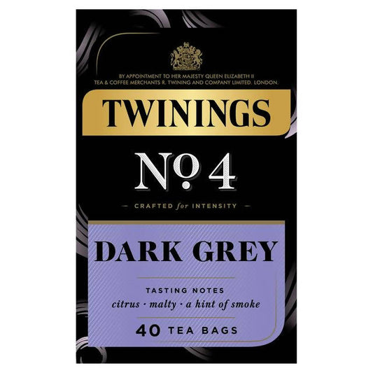Twinings Dark Grey Tea, 40 Tea Bags All tea Sainsburys   